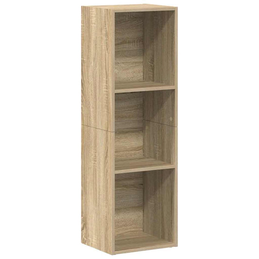 800138 vidaXL Book Cabinet/TV Cabinet Sonoma Oak 36x30x114 cm Engineered Wood