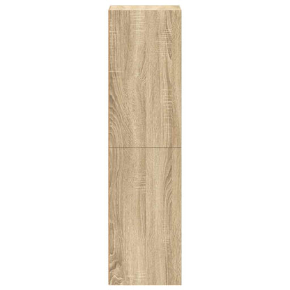 800138 vidaXL Book Cabinet/TV Cabinet Sonoma Oak 36x30x114 cm Engineered Wood