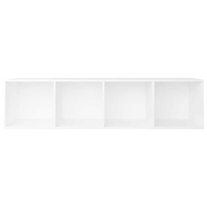 800144 vidaXL Book Cabinet/TV Cabinet White 36x30x143 cm Engineered Wood