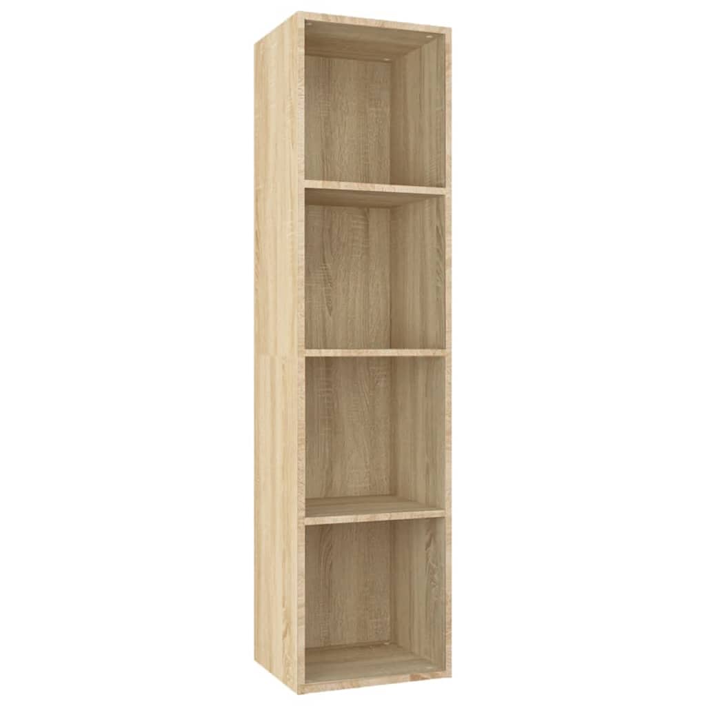 Book Cabinet/TV Cabinet Sonoma Oak 36x30x143 cm Engineered Wood