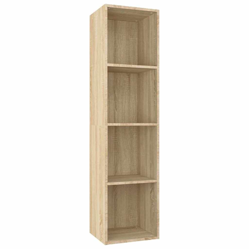 800147 vidaXL Book Cabinet/TV Cabinet Sonoma Oak 36x30x143 cm Engineered Wood