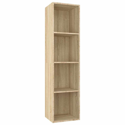 800147 vidaXL Book Cabinet/TV Cabinet Sonoma Oak 36x30x143 cm Engineered Wood
