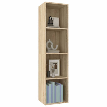 Book Cabinet/TV Cabinet Sonoma Oak 36x30x143 cm Engineered Wood