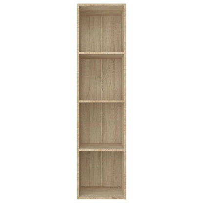 800147 vidaXL Book Cabinet/TV Cabinet Sonoma Oak 36x30x143 cm Engineered Wood