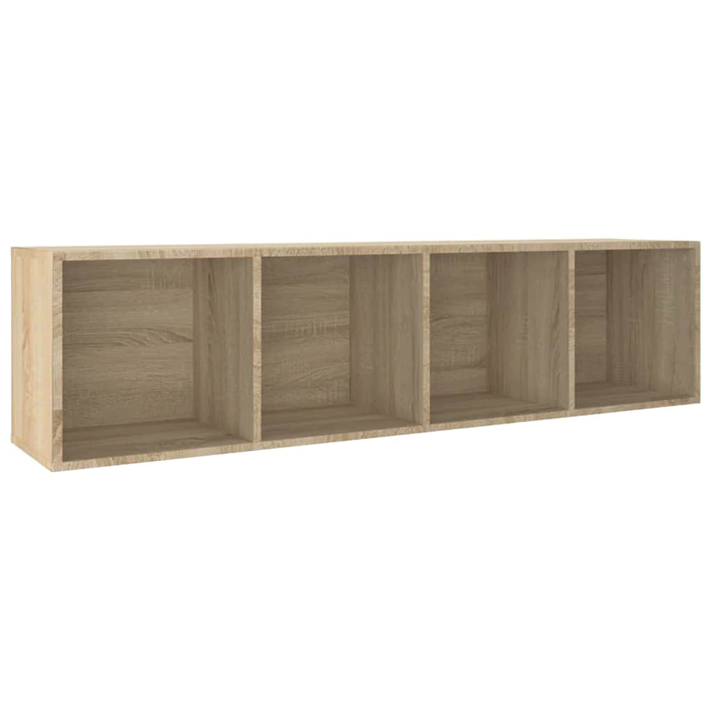 Book Cabinet/TV Cabinet Sonoma Oak 36x30x143 cm Engineered Wood