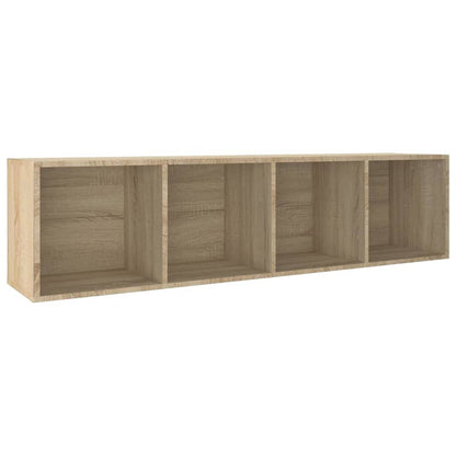 800147 vidaXL Book Cabinet/TV Cabinet Sonoma Oak 36x30x143 cm Engineered Wood