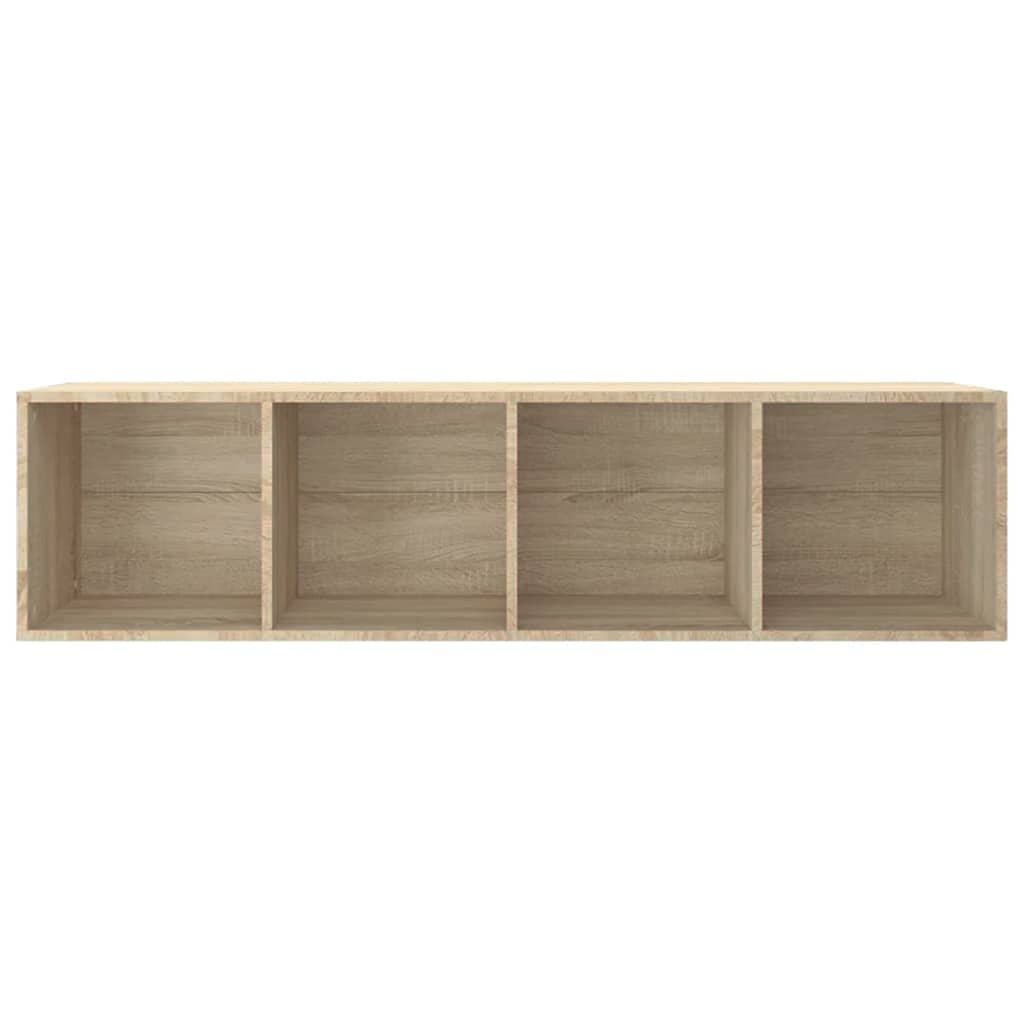 800147 vidaXL Book Cabinet/TV Cabinet Sonoma Oak 36x30x143 cm Engineered Wood