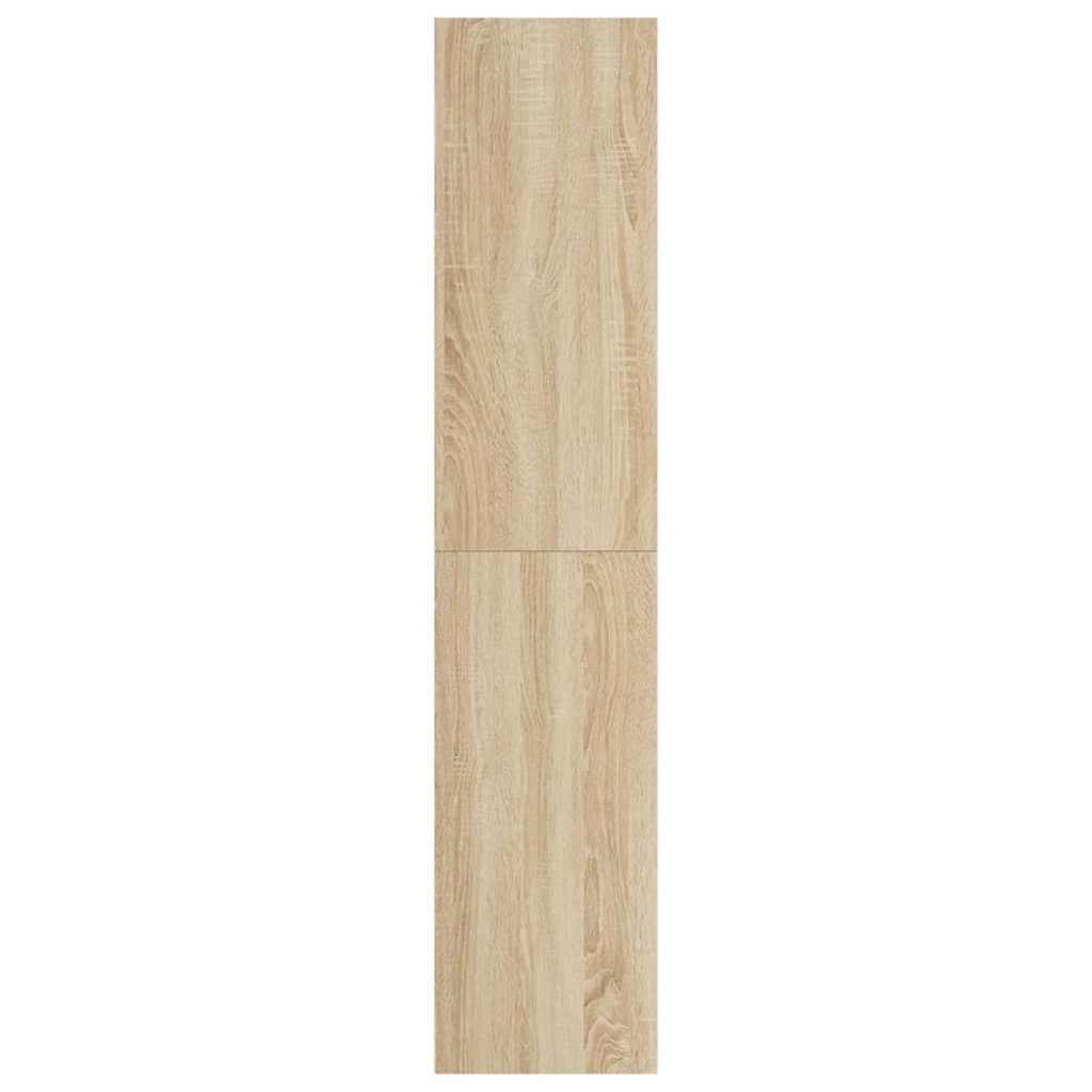 800147 vidaXL Book Cabinet/TV Cabinet Sonoma Oak 36x30x143 cm Engineered Wood