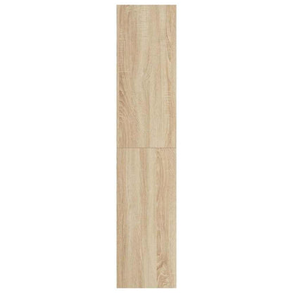800147 vidaXL Book Cabinet/TV Cabinet Sonoma Oak 36x30x143 cm Engineered Wood