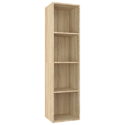800147 vidaXL Book Cabinet/TV Cabinet Sonoma Oak 36x30x143 cm Engineered Wood