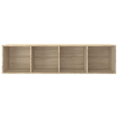 800147 vidaXL Book Cabinet/TV Cabinet Sonoma Oak 36x30x143 cm Engineered Wood