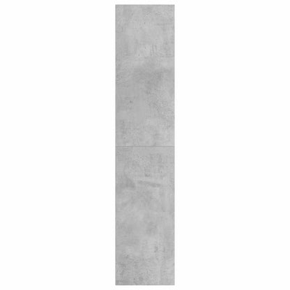 Book Cabinet/TV Cabinet Concrete Grey 36x30x143 cm