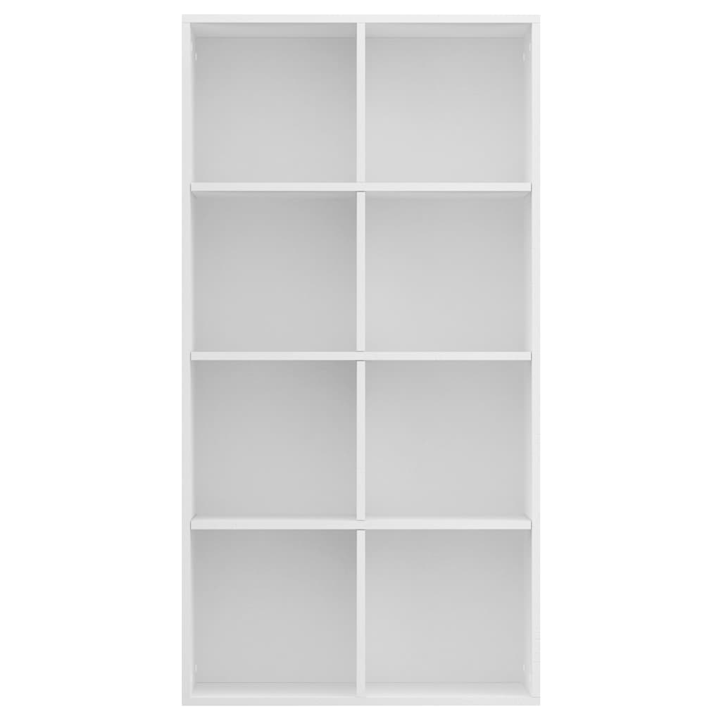 800153 vidaXL Book Cabinet/Sideboard White 66x30x130 cm Engineered Wood