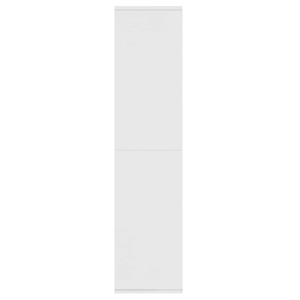 800153 vidaXL Book Cabinet/Sideboard White 66x30x130 cm Engineered Wood