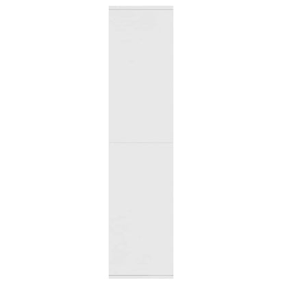 800153 vidaXL Book Cabinet/Sideboard White 66x30x130 cm Engineered Wood