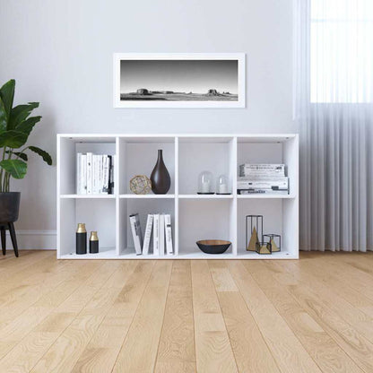 800153 vidaXL Book Cabinet/Sideboard White 66x30x130 cm Engineered Wood