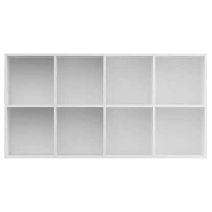 800153 vidaXL Book Cabinet/Sideboard White 66x30x130 cm Engineered Wood