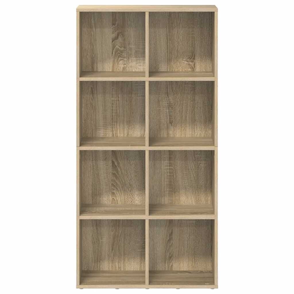 800156 vidaXL Book Cabinet/Sideboard Sonoma Oak 66x30x130 cm Engineered Wood