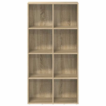 800156 vidaXL Book Cabinet/Sideboard Sonoma Oak 66x30x130 cm Engineered Wood