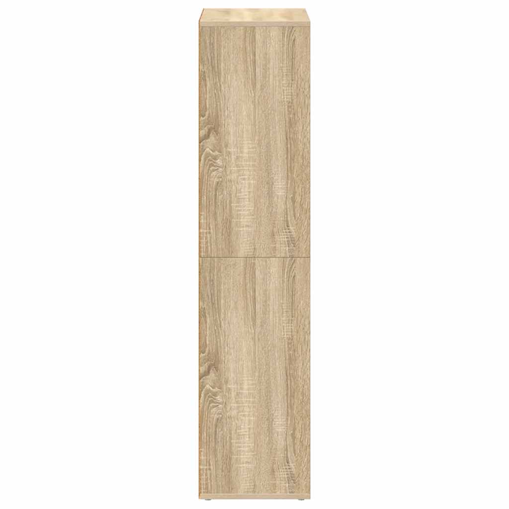 800156 vidaXL Book Cabinet/Sideboard Sonoma Oak 66x30x130 cm Engineered Wood