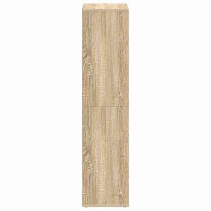 800156 vidaXL Book Cabinet/Sideboard Sonoma Oak 66x30x130 cm Engineered Wood
