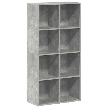 Book Cabinet/Sideboard Concrete Grey 66x30x130 cm Engineered Wood