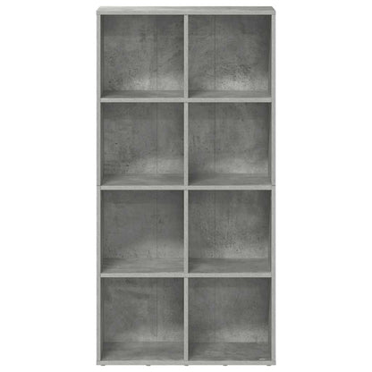 Book Cabinet/Sideboard Concrete Grey 66x30x130 cm Engineered Wood
