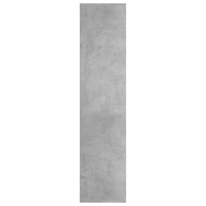 Book Cabinet | Concrete grey | Engineered wood | 130 cm tall