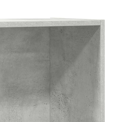 Book Cabinet/Sideboard Concrete Grey 66x30x130 cm Engineered Wood