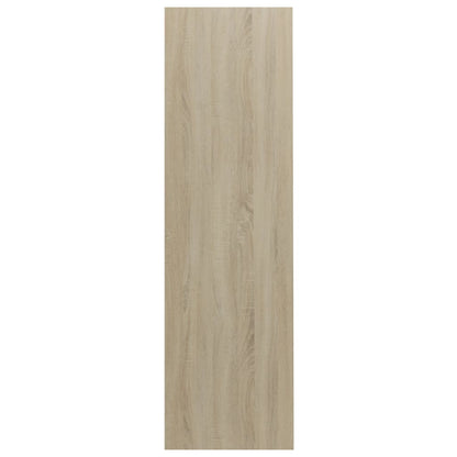800174 vidaXL Book Cabinet Sonoma Oak 97,5x29,5x100 cm Engineered Wood