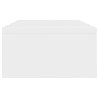 Monitor Stand White 42x24x13 cm Engineered Wood