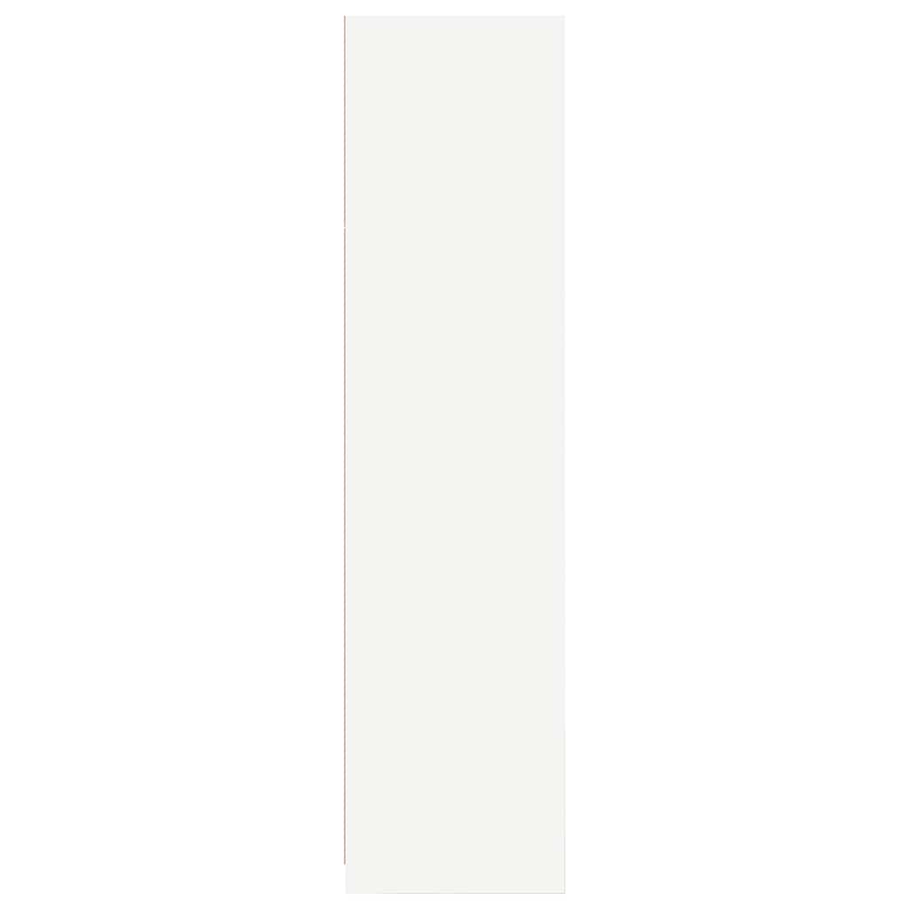 800225 vidaXL Wardrobe White 100x50x200 cm Engineered Wood