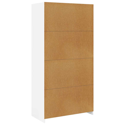 800225 vidaXL Wardrobe White 100x50x200 cm Engineered Wood