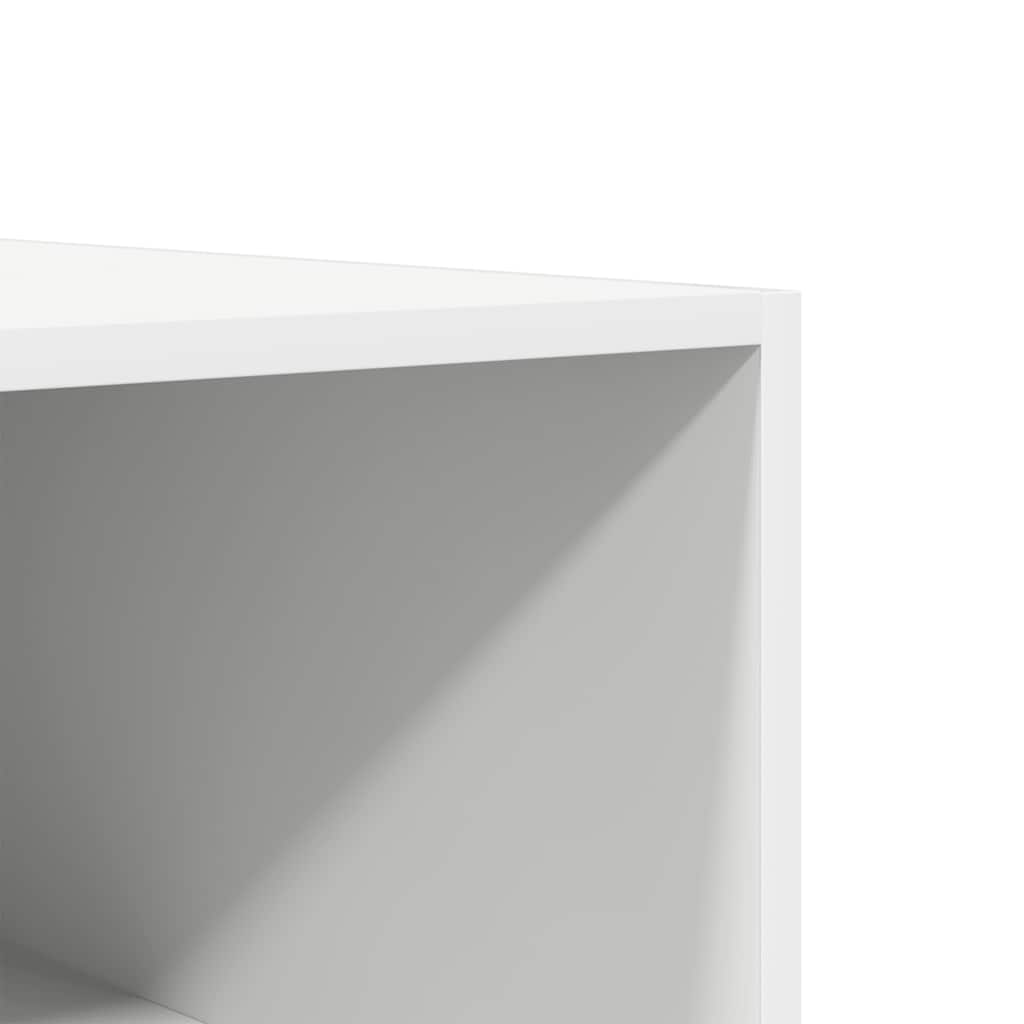 800225 vidaXL Wardrobe White 100x50x200 cm Engineered Wood