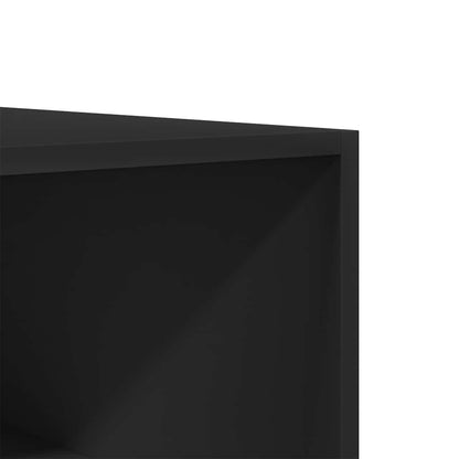 Wardrobe Black 100x50x200 cm Engineered Wood