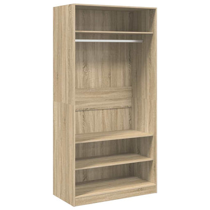 Wardrobe Sonoma Oak 100x50x200 cm Engineered Wood