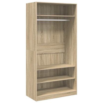 800228 vidaXL Wardrobe Sonoma Oak 100x50x200 cm Engineered Wood