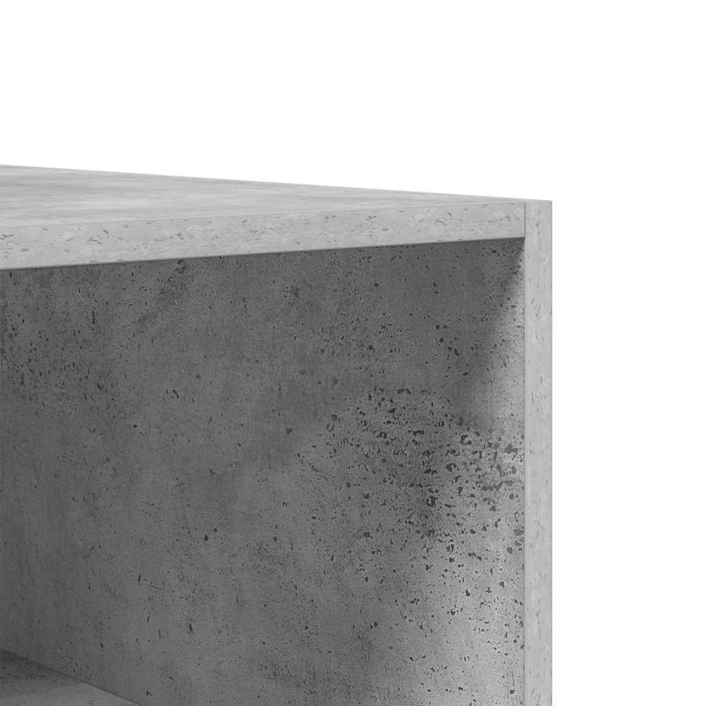 Wardrobe Concrete Grey 100x50x200 cm Engineered Wood