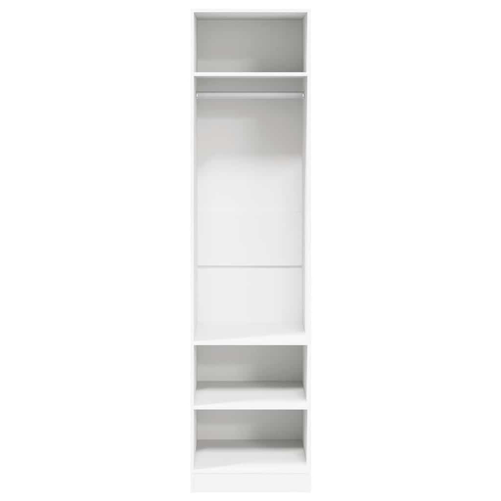 Wardrobe White 50x50x200 cm Engineered Wood