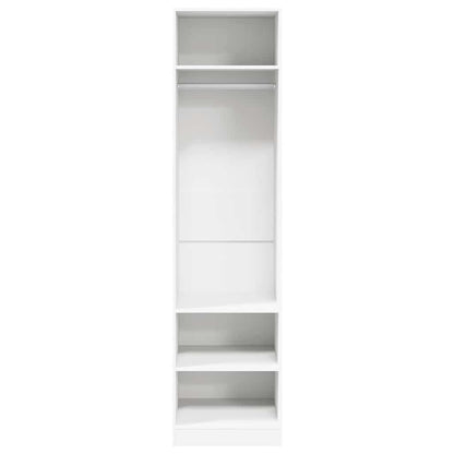 Wardrobe White 50x50x200 cm Engineered Wood
