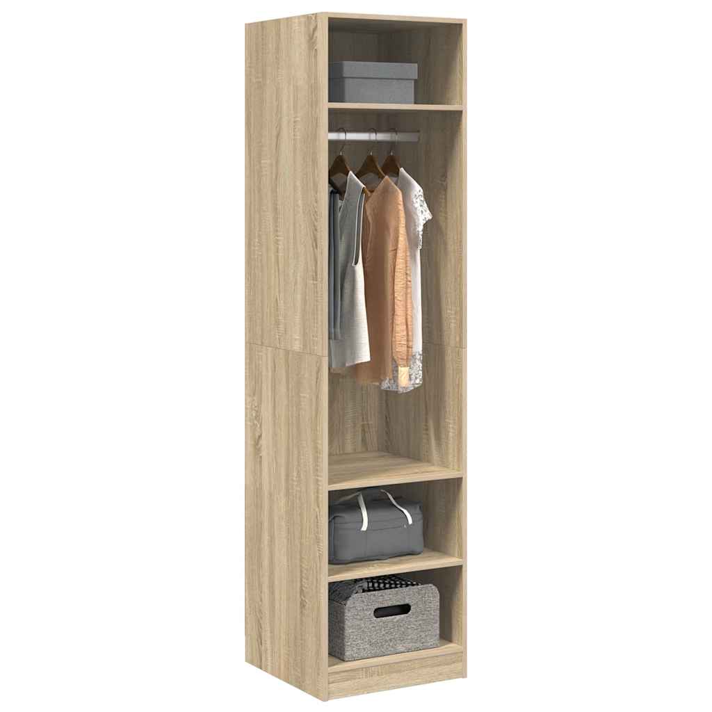 Wardrobe Sonoma Oak 50x50x200 cm Engineered Wood