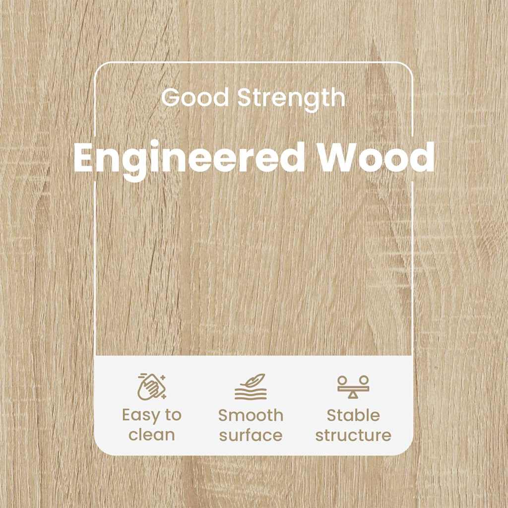 Wardrobe Sonoma Oak 50x50x200 cm Engineered Wood
