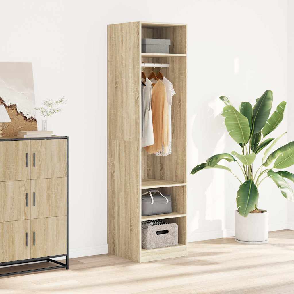 Wardrobe Sonoma Oak 50x50x200 cm Engineered Wood