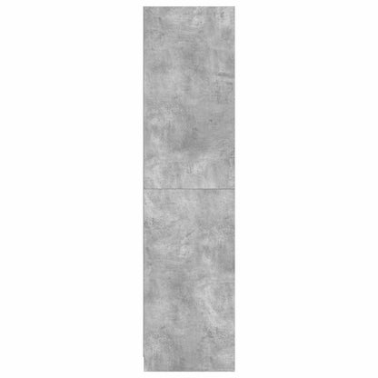 Wardrobe Concrete Grey 50x50x200 cm Engineered Wood