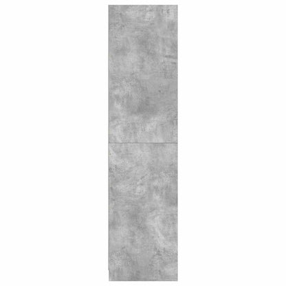 Wardrobe Concrete Grey 50x50x200 cm Engineered Wood