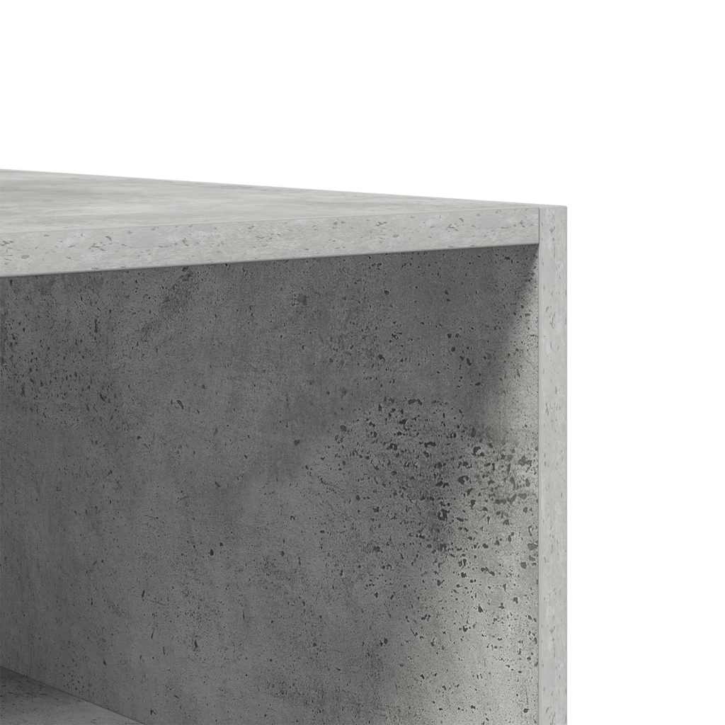 Wardrobe Concrete Grey 50x50x200 cm Engineered Wood