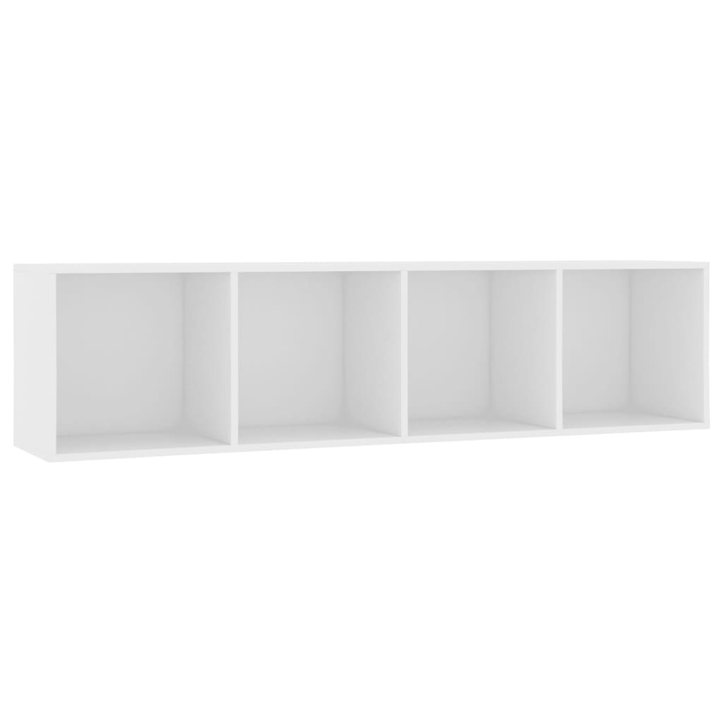 Book Cabinet/TV Cabinet White 143x30x36 cm