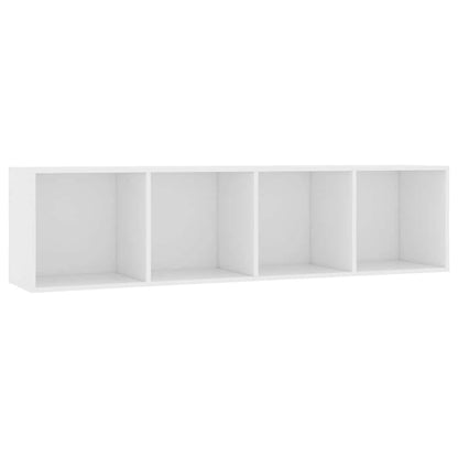 800261 vidaXL Book Cabinet/TV Cabinet White 143x30x36 cm