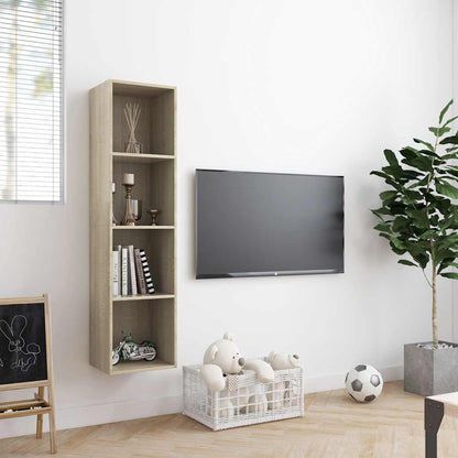 800264 vidaXL Book Cabinet/TV Cabinet Sonoma Oak 143x30x36 cm