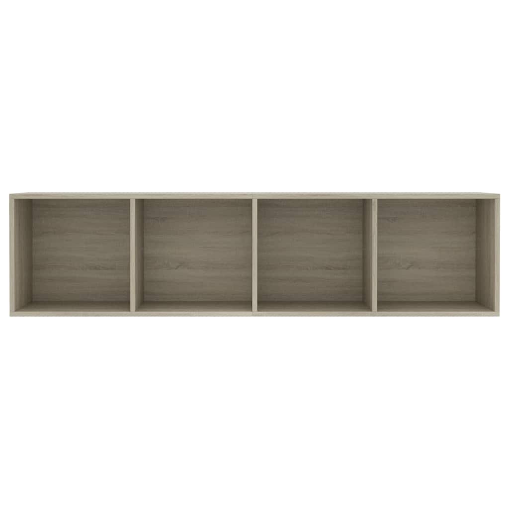800264 vidaXL Book Cabinet/TV Cabinet Sonoma Oak 143x30x36 cm
